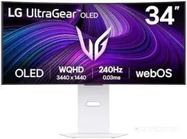 Smart монитор LG UltraGear OLED 34GX90SA-W