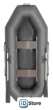 Моторно-гребная лодка Лоцман Стандарт 260 (серый)