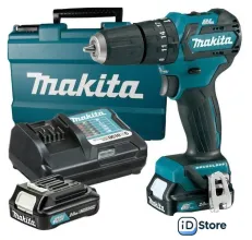 Дрель-шуруповерт Makita DF332DWAE (с 2-мя АКБ, кейс)