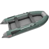 Надувная лодка Roger Boat Zefir 3500 LT (малокилевой, зеленый/серый комби)