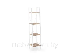 Стеллаж HALMAR NARVIK REG1 белый/дуб сонома