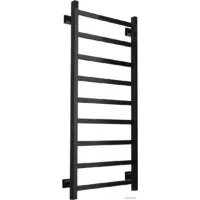 Полотенцесушитель Ростела Экспи Квадро V30 1/2" 9 перекладин 40x120 см (черный)