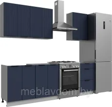 Кухня Корнелия Марика 1,7 без столешницы, Синий софт