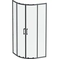 Душевой уголок AM.PM Above 90x90 W9XG-401-9090-BT (черный матовый/прозрачное стекло)