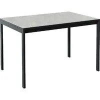 Кухонный стол Kenner LK1200 (черный/Carmen Light Gray)