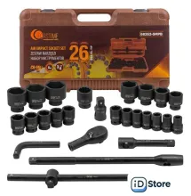 Набор трещотка с головками Forstime FT-68262-5MPB (26 предметов)