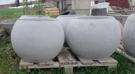 Цветочница бетонная "Шар" 3. 580х450мм