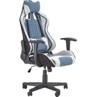 Игровое (геймерское) кресло Halmar Cayman (светло-серый/бирюзовый)