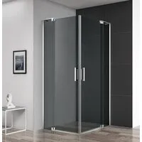 Душевой уголок Cezares SLIDER-AH-2-70/80-80/90-GRIGIO-Cr