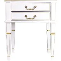 Тумба Мебелик Васко В 118Н (белый ясень/золото)