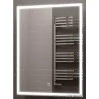 Мебель для ванных комнат Континент Шкаф с зеркалом Allure Led 60x80 (правый)