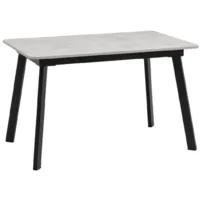 Обеденный стол Stool Group Batu new 120-160x80x76 (ароза светлая/черный)