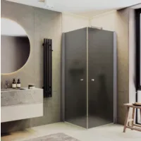 Душевой уголок MaybahGlass MGY-1295-5 (графитовое матовое стекло/хром матовый)