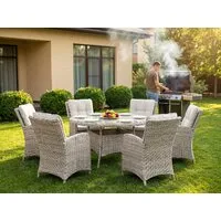 Садовая обеденная группа LiSofa Savannah 2182 (песочный)