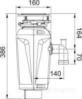 Измельчитель пищевых отходов Franke Slim 125 134.0715.094