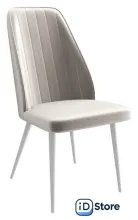 Стул Мамадома Leonard M (d08 Platinum Lux/белый)