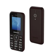 Кнопочный телефон Maxvi C27 (коричневый)