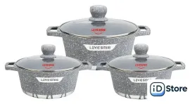 Набор кастрюль Love Smile LS20063