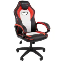 Кресло геймерское CHAIRMAN Game 16 экокожа (черный/красный/белый)