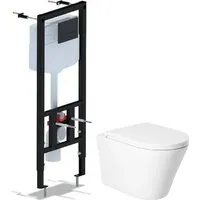 Унитаз подвесной Saniteco KW-9005W Ани Пласт WCP1430