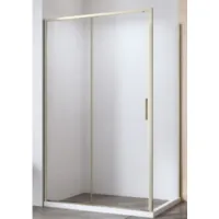 Душевой уголок Aquanet Pleasure Evo 100 / AE65-100x80-GBT (золото брашированное/никель)