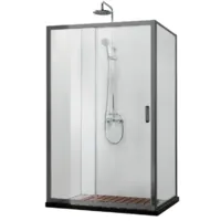 Душевой уголок Adema Direct 120x80 (графит браш/прозрачное стекло)
