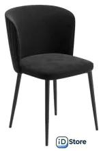 Стул Табурет Милано Бренди (28 черный/кант черный/черный каркас)