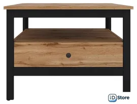 Журнальный столик Black Red White Loft LAW (дуб вотан/черный)