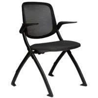 Стул офисный Norden Pascal / KT03NFM (черный, сетка/черный, ткань)