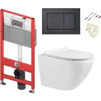 Унитаз подвесной Grado GD-W203T TECE 9400414 (с кнопкой смыва)