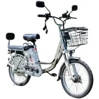 Электровелосипед AVM E-ALFA 20 (серебристый)