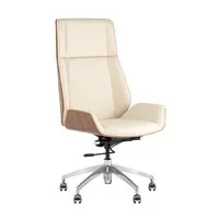 Офисное кресло TopChairs Crown SN A312-A 8383-1 Walnut Back (бежевый)