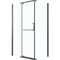 Душевой уголок Grossman Pragma 110x80x195 120.K33.03.1180.21.00 (черный матовый/стекло прозрачное)