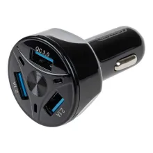 Зарядное устройство (адаптер) 12/24V 36W USBx3 (QC) SKYWAY черный