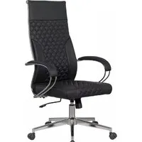 Офисное кресло SitUp Mike chrome (экокожа Black/Black)