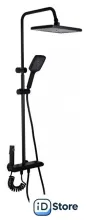 Душевая система Ekko E2509-7 (черный матовый)