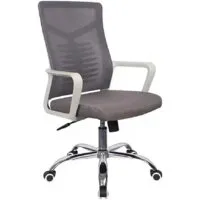 Офисное кресло SitUp Delta grey chrome (сетка grey/grey)