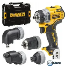 Дрель-шуруповерт DeWalt DCD703NT (без АКБ, кейс, набор патронов)