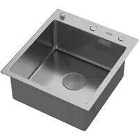 Кухонная мойка ARFEKA ECO AR 450500 POP-UP SATIN DECOR VOLCANIC ROCK