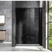 Душевая дверь Vincea Lugano VDS-1L120CGB-1 (черный/тонированное)