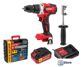 Дрель-шуруповерт Wortex BD 2030 Dli 0329280 (с 1-м АКБ, кейс)
