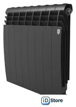 Биметаллический радиатор Royal Thermo Biliner B 500 Черный - 8 секций