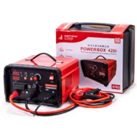 Инверторное пуско-зарядное устройство FoxWeld KVAZARRUS PowerBox 420i, таймер, пластиковый кейс / 8763