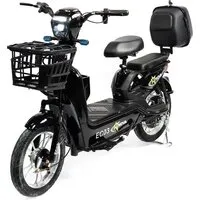 Электроскутер NOVA EC03 (чёрный, без цепи)