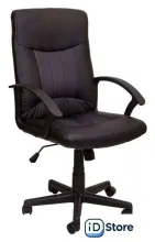 Офисное кресло AksHome Polo Eco (экокожа/ткань, черный)