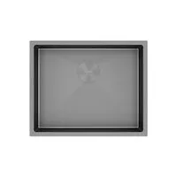 Кухонная мойка Paulmark Next 54 Uni PM215444-MG (серый/серый матовый)