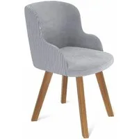 Стул Sheffilton SHT-ST39-4/S183 (стальной серый/светлый орех)