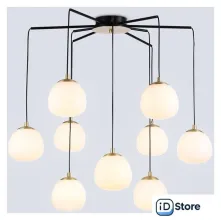 Подвесная люстра PROxSON LH51001/63 SGD/BK/FR (золотой песок/черный /белый матовый)