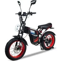 Электровелосипед Minako Apex 2025 (черный/красный)