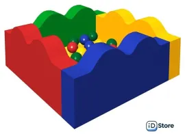 Сухой бассейн Romana ДМФ-МК-06.14.00 (300 шариков)